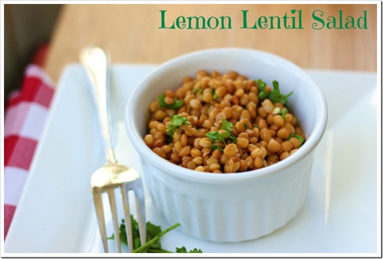 lemon lentil salad1