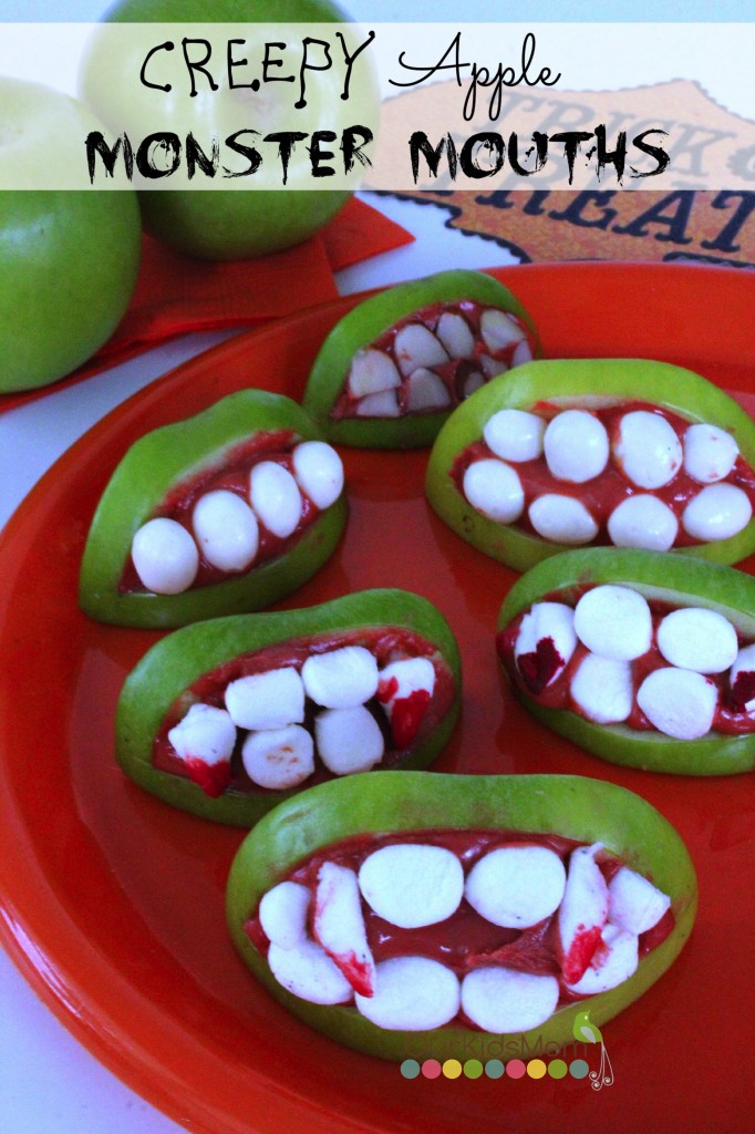 Creepy Monster Apple Mouths Recipe