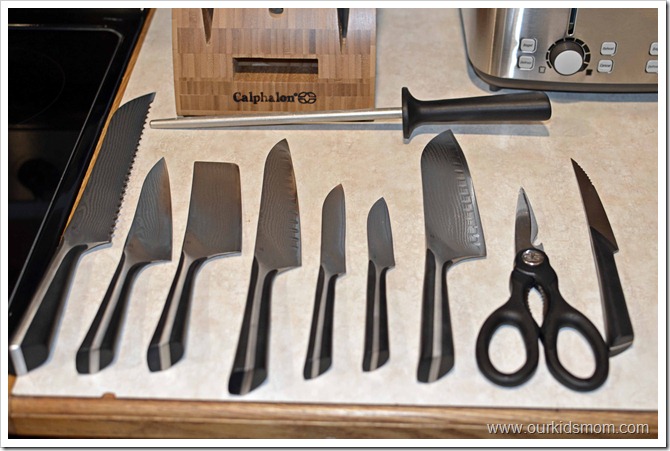 Calphalon Katana Cutlery Knife Set, 18 Piece 