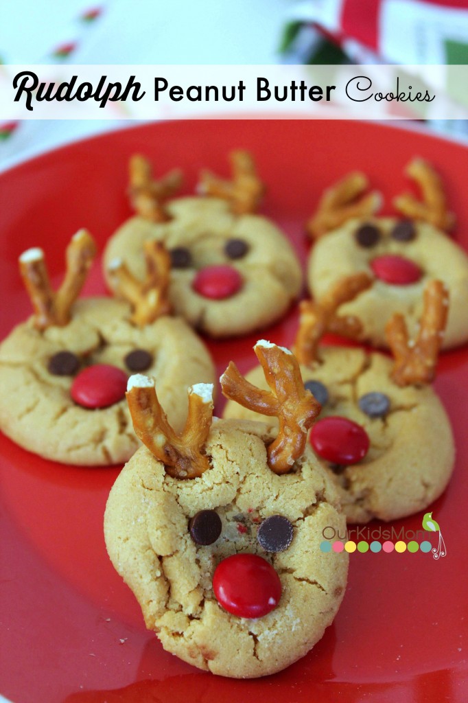 Rudolph Peanut Butter Cookies