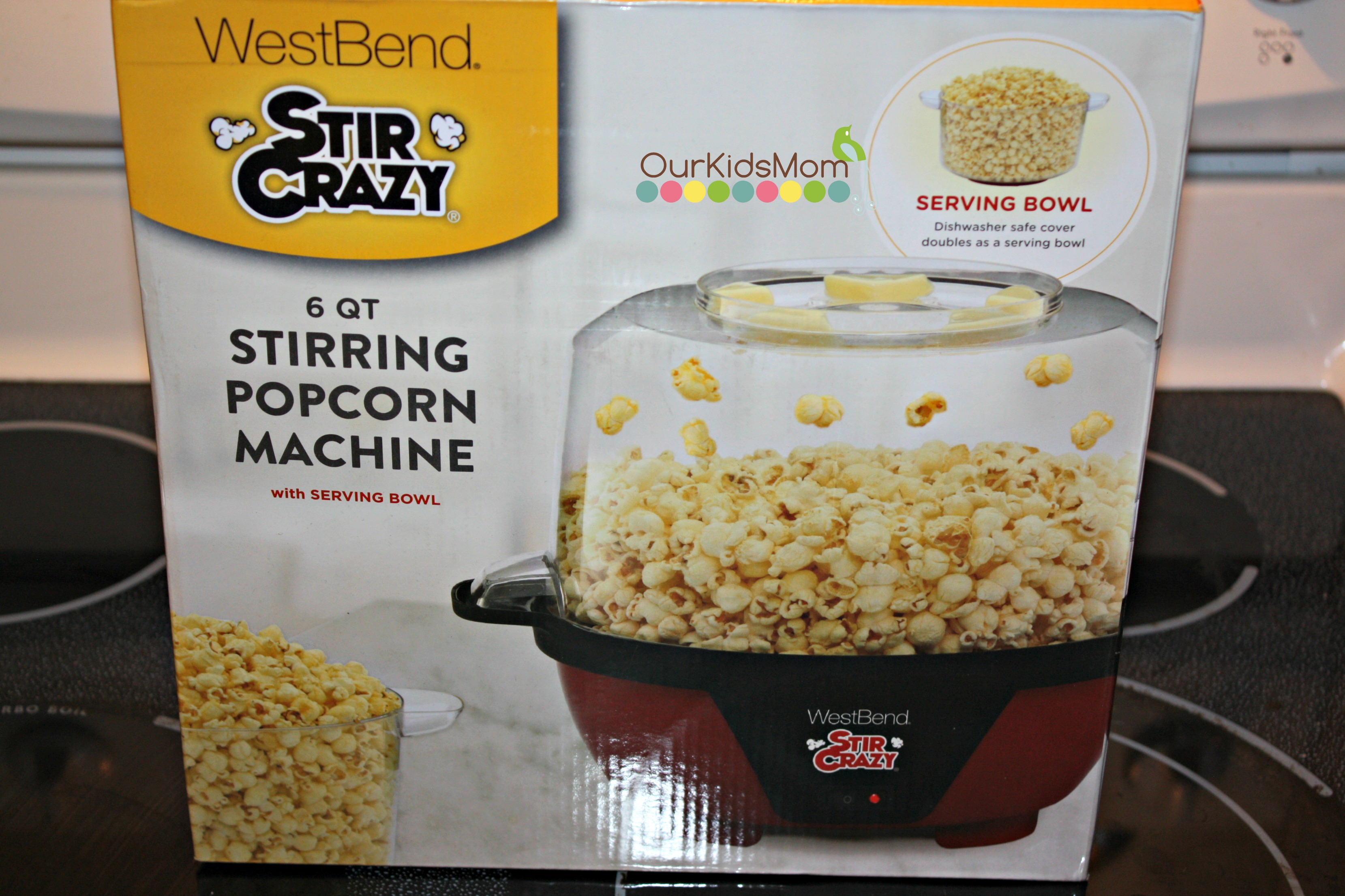 West Bend Stir Crazy Hot Oil Popcorn Machine 
